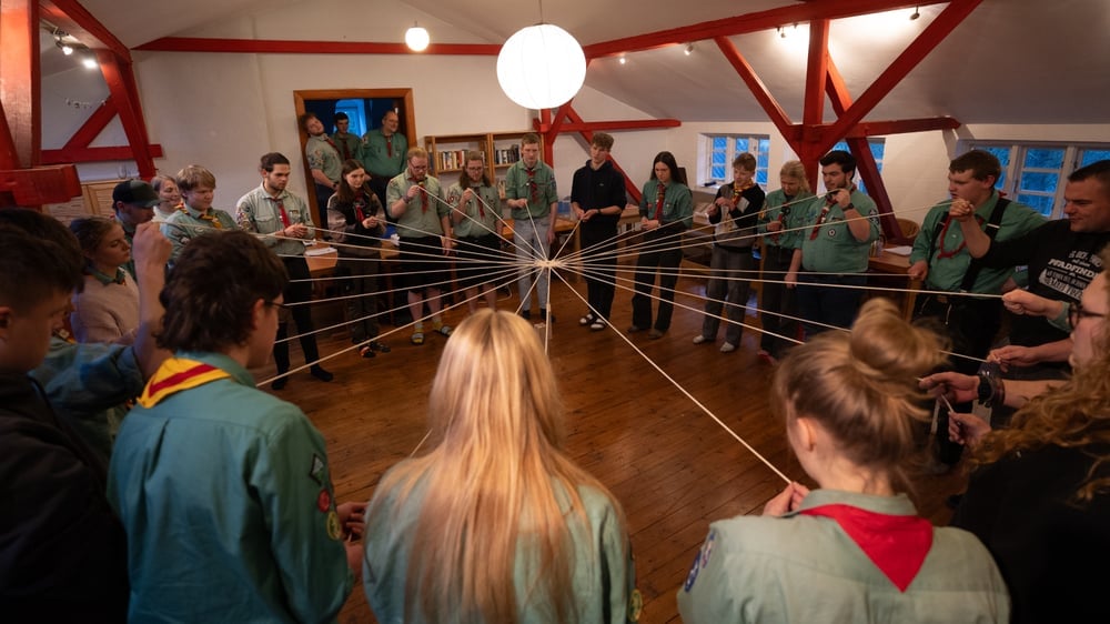 Mitarbeiter beim Teambuilding